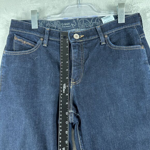Wrangler Jeans Straight Leg Ultimate Riding Q-Baby WRQ20DD Blue Women's W34X28L - Picture 13 of 16